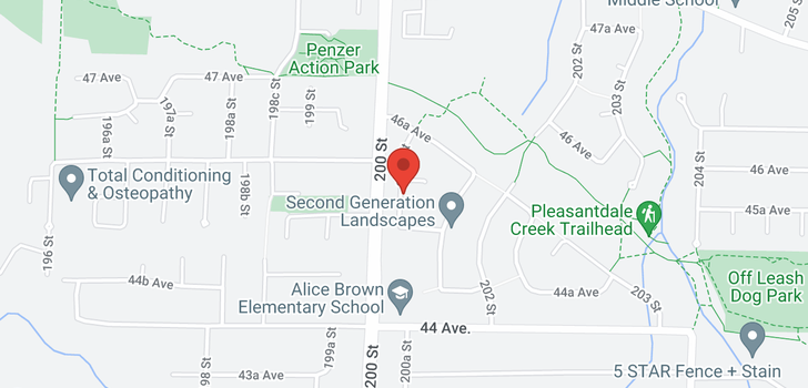 map of 4542 200A STREET
